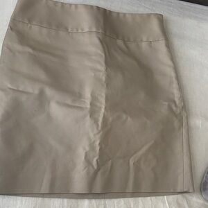 Ann Taylor Classic Beige Pencil Skirt